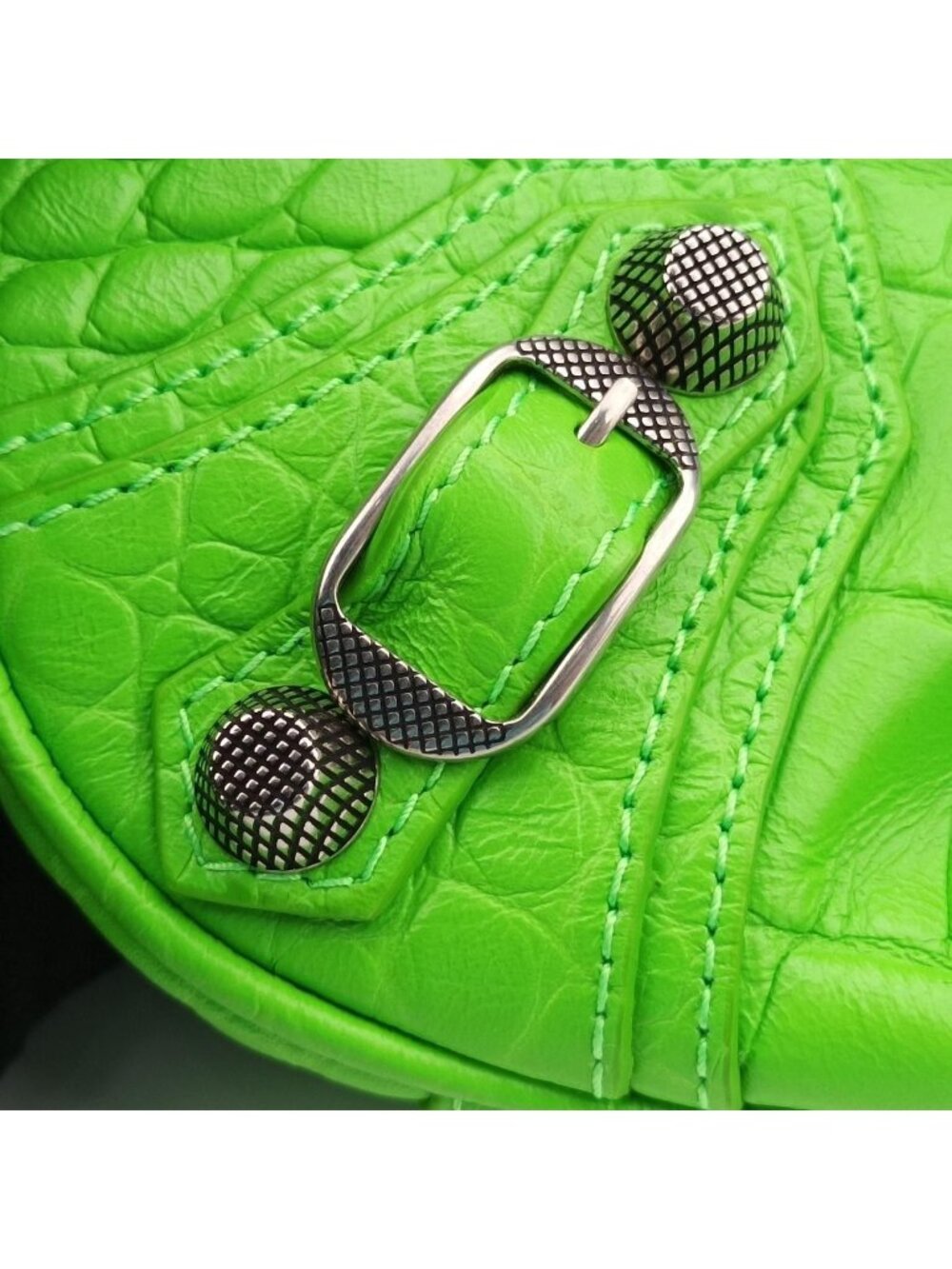 Balenciaga le Cagole Green Messenger - Picture 13 of 15